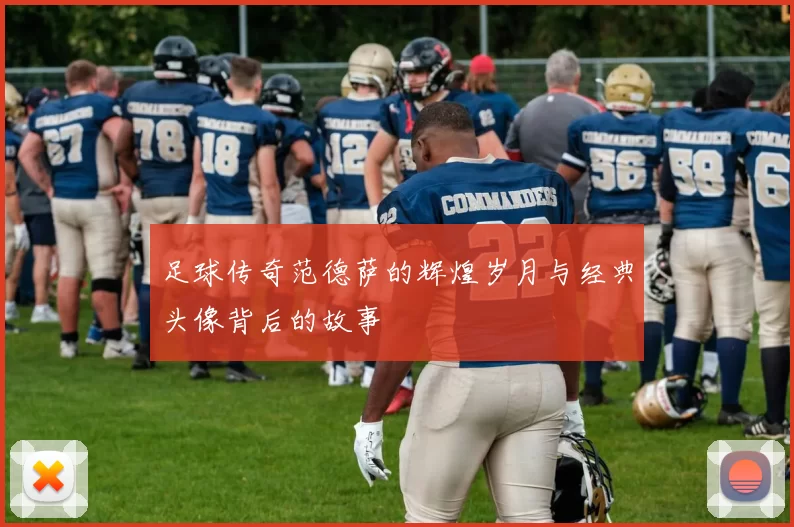 足球传奇范德萨的辉煌岁月与经典头像背后的故事