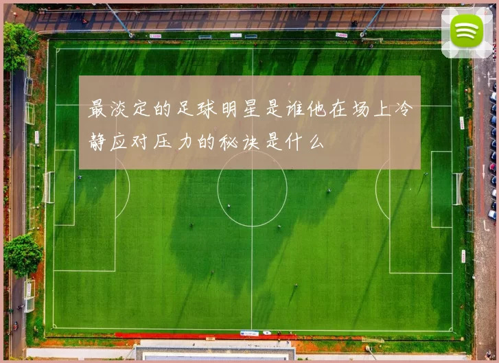 最淡定的足球明星是谁他在场上冷静应对压力的秘诀是什么
