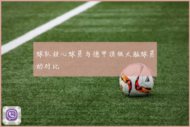 球队核心球员与德甲顶级大脑球员的对比